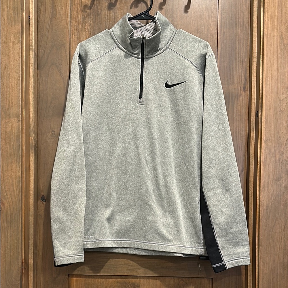 Nike Gray 1/4 Zip Fleece